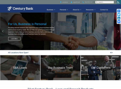 Personal Credit Cards | 21st Century Bank | Minneapolis, MN Personal Credit Cards | 21st Century Bank | Minneapolis, MN