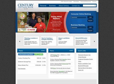 Century Savings Bank - Home Century Savings Bank - Home