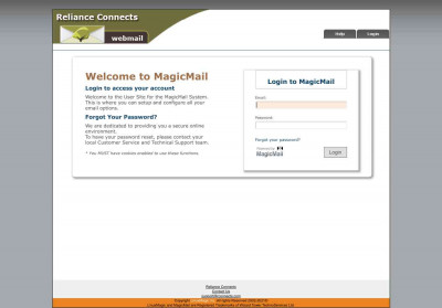 MagicMail Server: Login Page MagicMail Server: Login Page