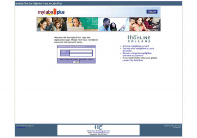 myMathTest for Highline from MyLabs Plus myMathTest for Highline from MyLabs Plus