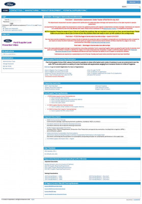 Ford Supplier Portal: Home Ford Supplier Portal: Home