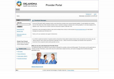 HCP Provider Portal > Home HCP Provider Portal > Home
