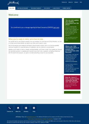 John Hancock Group Annuity Contract John Hancock Group Annuity Contract