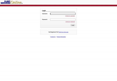 Fleet Services Online Client Login Fleet Services Online Client Login