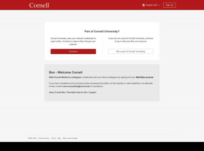 Login - Cornell Box Login - Cornell Box