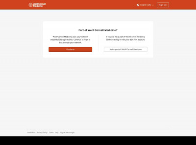 Part of Weill Cornell Medicine? - Box Part of Weill Cornell Medicine? - Box