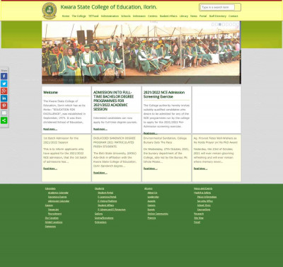 NCE Portal Login | Kwara State College of Education, Ilorin NCE Portal Login | Kwara State College of Education, Ilorin