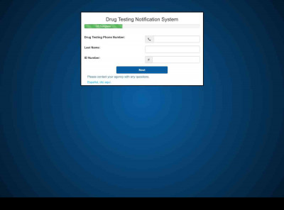 Drug Testing Checkin System Drug Testing Checkin System