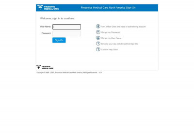 FMCNA Sign On - Fresenius Medical Care FMCNA Sign On - Fresenius Medical Care