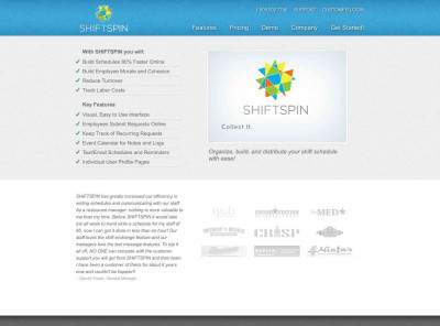 SHIFTSPIN - Shift Scheduling, People, and Information Network SHIFTSPIN - Shift Scheduling, People, and Information Network