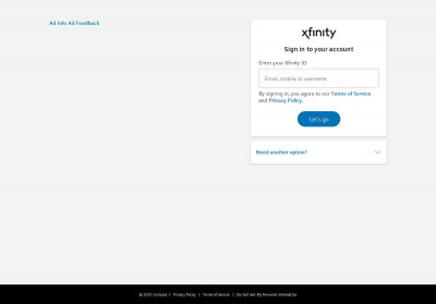 Xfinity login Xfinity login