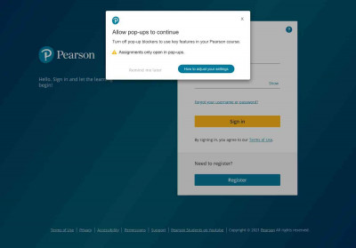 Pearson Sign In Pearson Sign In