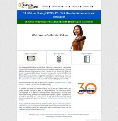 Apply or Renew Online - California LifeLine Apply or Renew Online - California LifeLine