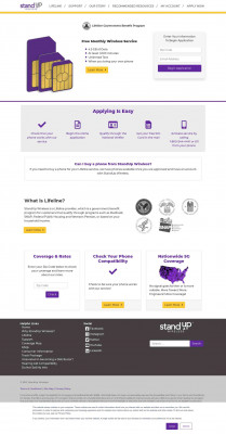 California Lifeline Re-certification - Stand Up Wireless California Lifeline Re-certification - Stand Up Wireless