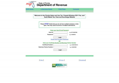 Florida Department of Revenue - Sales and Use Tax Application Florida Department of Revenue - Sales and Use Tax Application