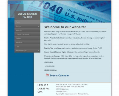 Online Resources - LESLIE E DOLIN PA, CPA Online Resources - LESLIE E DOLIN PA, CPA