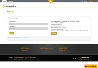 Log In - Comporium Log In - Comporium