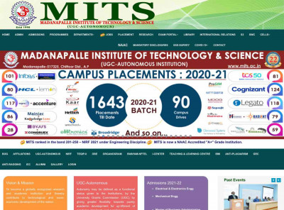 Login - MITS - Madanapalle Institute of Technology & Science Login - MITS - Madanapalle Institute of Technology & Science