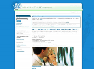 HCP Provider Portal > Home HCP Provider Portal > Home