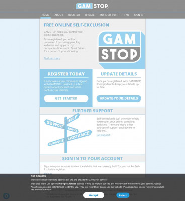 Sign in - GAMSTOP - Gambling Self-Exclusion Scheme Sign in - GAMSTOP - Gambling Self-Exclusion Scheme