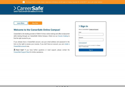 Sign In - CareerSafe Campus Sign In - CareerSafe Campus
