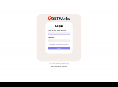 Login - SET-Works Login - SET-Works