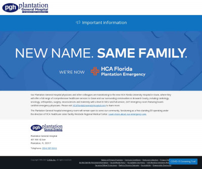 For Employees | Plantation General Hospital For Employees | Plantation General Hospital