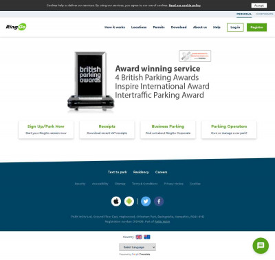 RingGo Cashless Parking Solution: RingGo Wallet RingGo Cashless Parking Solution: RingGo Wallet