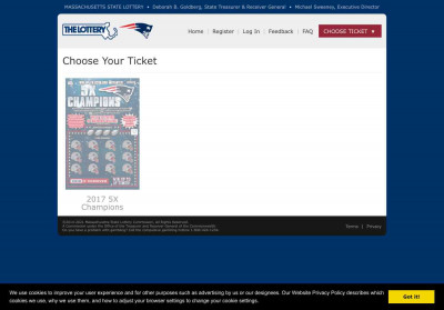 Register - Patriots Lottery Register - Patriots Lottery