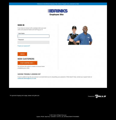 Brinks Employee Site - Partner Portal Brinks Employee Site - Partner Portal