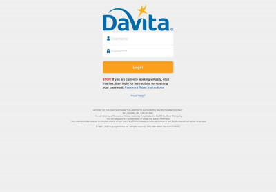 DaVita Village Login Service DaVita Village Login Service