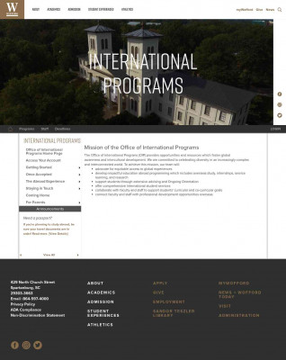 myWofford login - International Programs myWofford login - International Programs