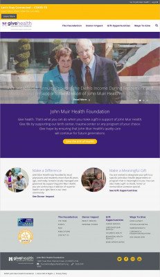 Thank You for Supporting John Muir Health Thank You for Supporting John Muir Health