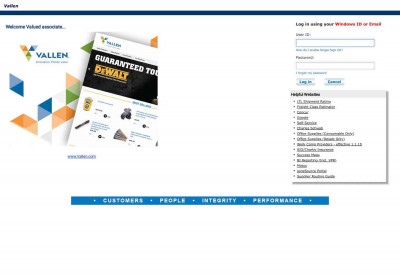 Login - Vallen Login - Vallen
