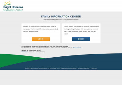 Enrolled Child Care Family Login | Bright Horizons Enrolled Child Care Family Login | Bright Horizons