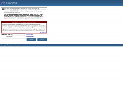 SecureWEB Login - Kroger SecureWEB Login - Kroger
