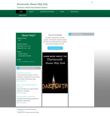 Volunteer Organization Dartmouth.Edu Email Account FAQ Volunteer Organization Dartmouth.Edu Email Account FAQ