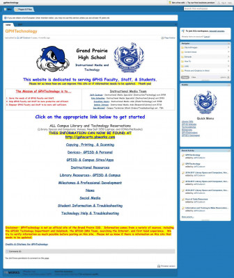 GPISD and Campus Sites and Apps - GPHTechnology GPISD and Campus Sites and Apps - GPHTechnology