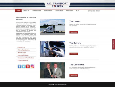 Driver Login - AD Transport Express Driver Login - AD Transport Express
