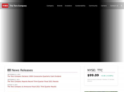 The Toro Company and TCF Inventory Finance Form Joint ... The Toro Company and TCF Inventory Finance Form Joint ...