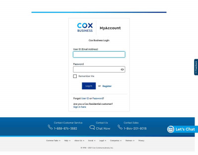MyAccount.coxbusiness.com MyAccount.coxbusiness.com