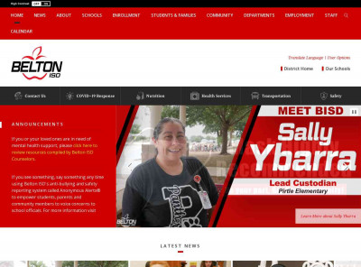 Belton High School / Homepage Belton High School / Homepage