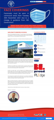 Welcome to Benfield School Welcome to Benfield School