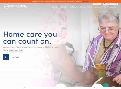 Open Systems Healthcare: Home Care Services Open Systems Healthcare: Home Care Services