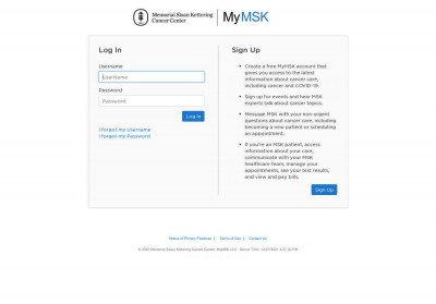 Log In - MyMSK Log In - MyMSK