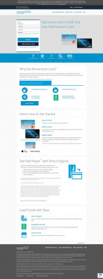 The Momentum Reloadable Prepaid Card The Momentum Reloadable Prepaid Card