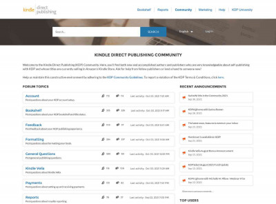 Kindle Direct Publishing Community Kindle Direct Publishing Community