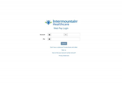 Intermountain Healthcare Web Pay Portal Intermountain Healthcare Web Pay Portal