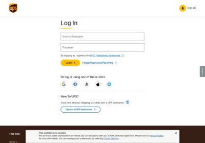 Login | UPS - United States Login | UPS - United States