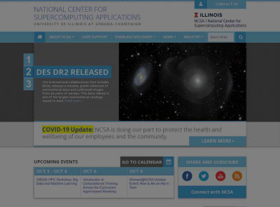 National Center for Supercomputing Applications (NCSA) National Center for Supercomputing Applications (NCSA)
